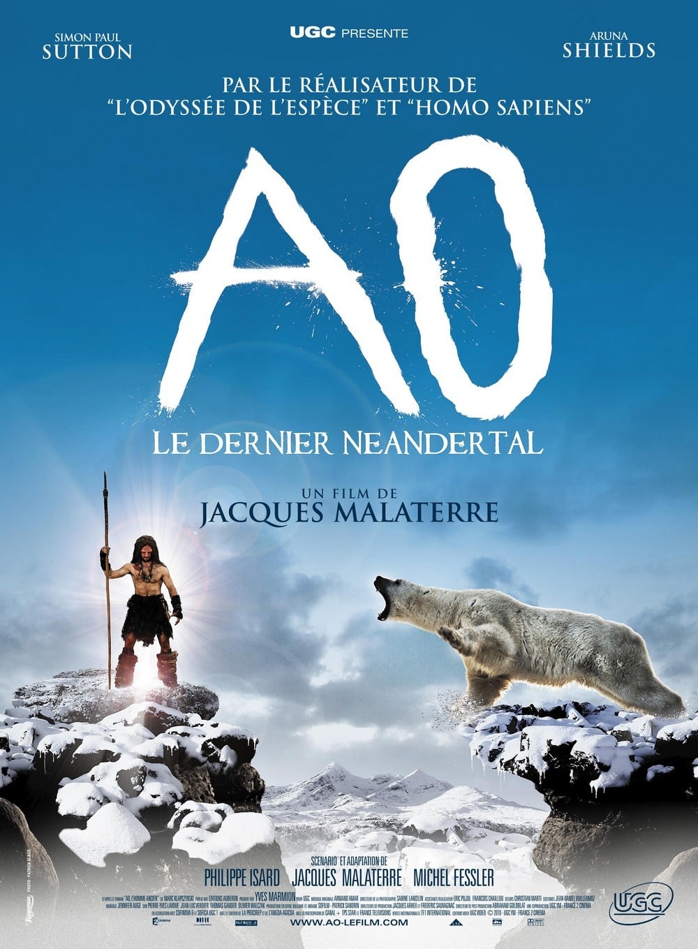 affiche du film Ao, le dernier Néandertal