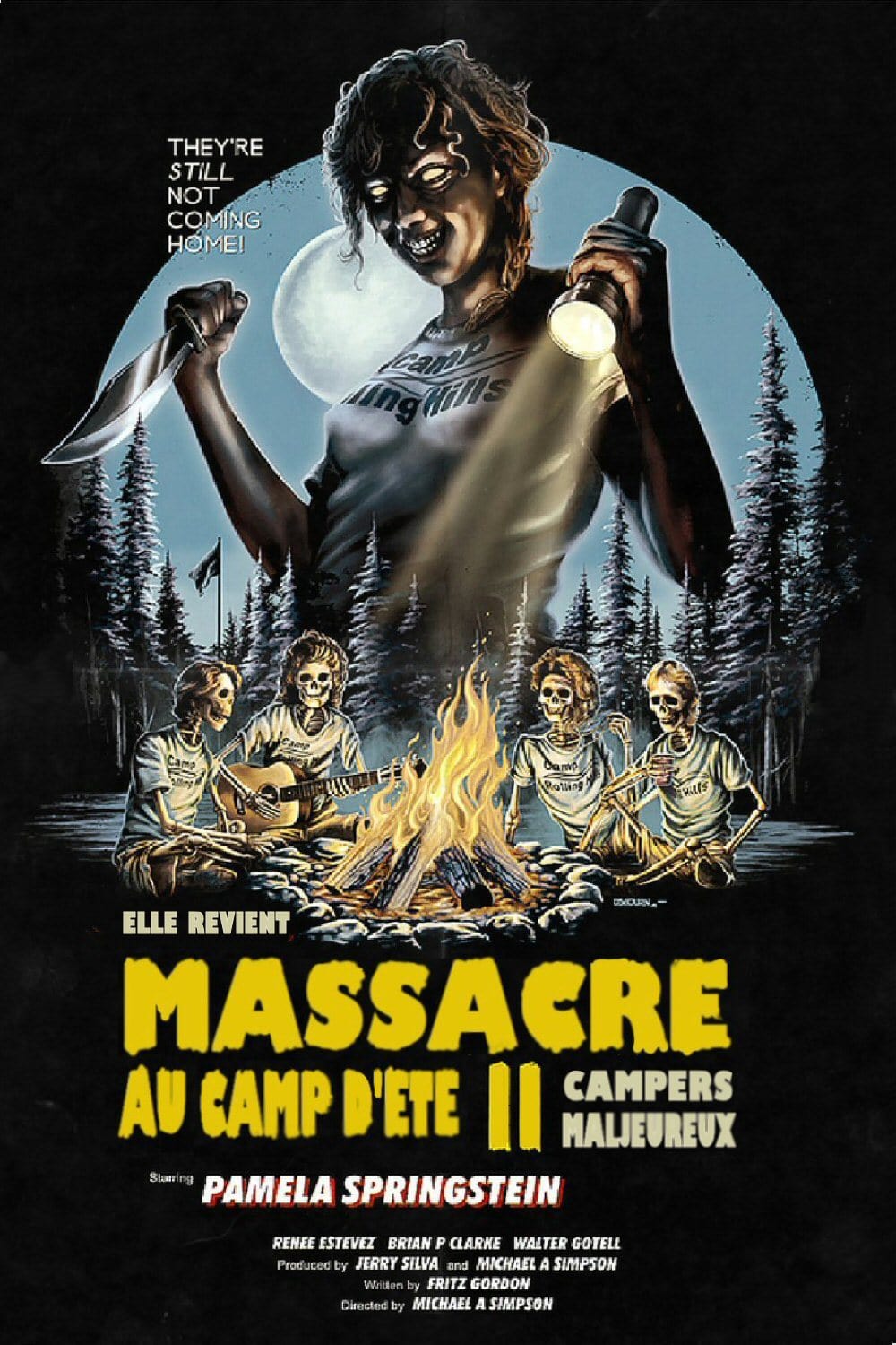 affiche du film Massacre au camp d'été 2