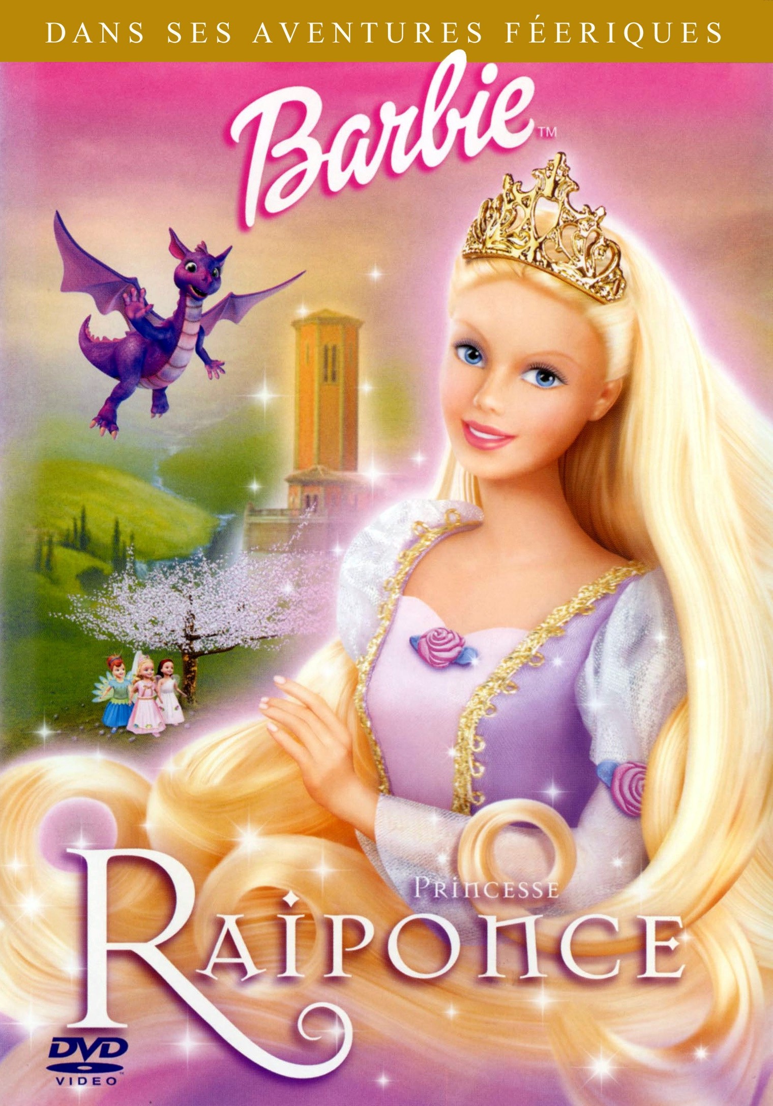 affiche du film Barbie : Princesse Raiponce