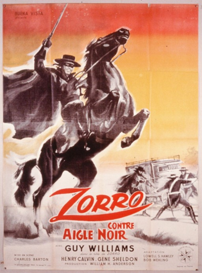 affiche du film Zorro Contre Aigle Noir