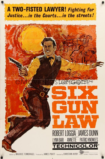 affiche du film Six Gun Law