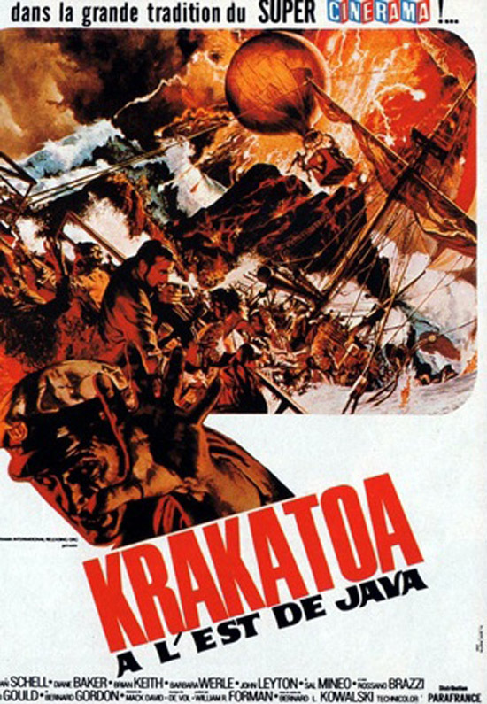 affiche du film Krakatoa, à l'est de Java