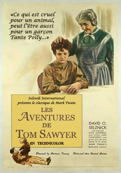 affiche du film Les Aventures de Tom Sawyer
