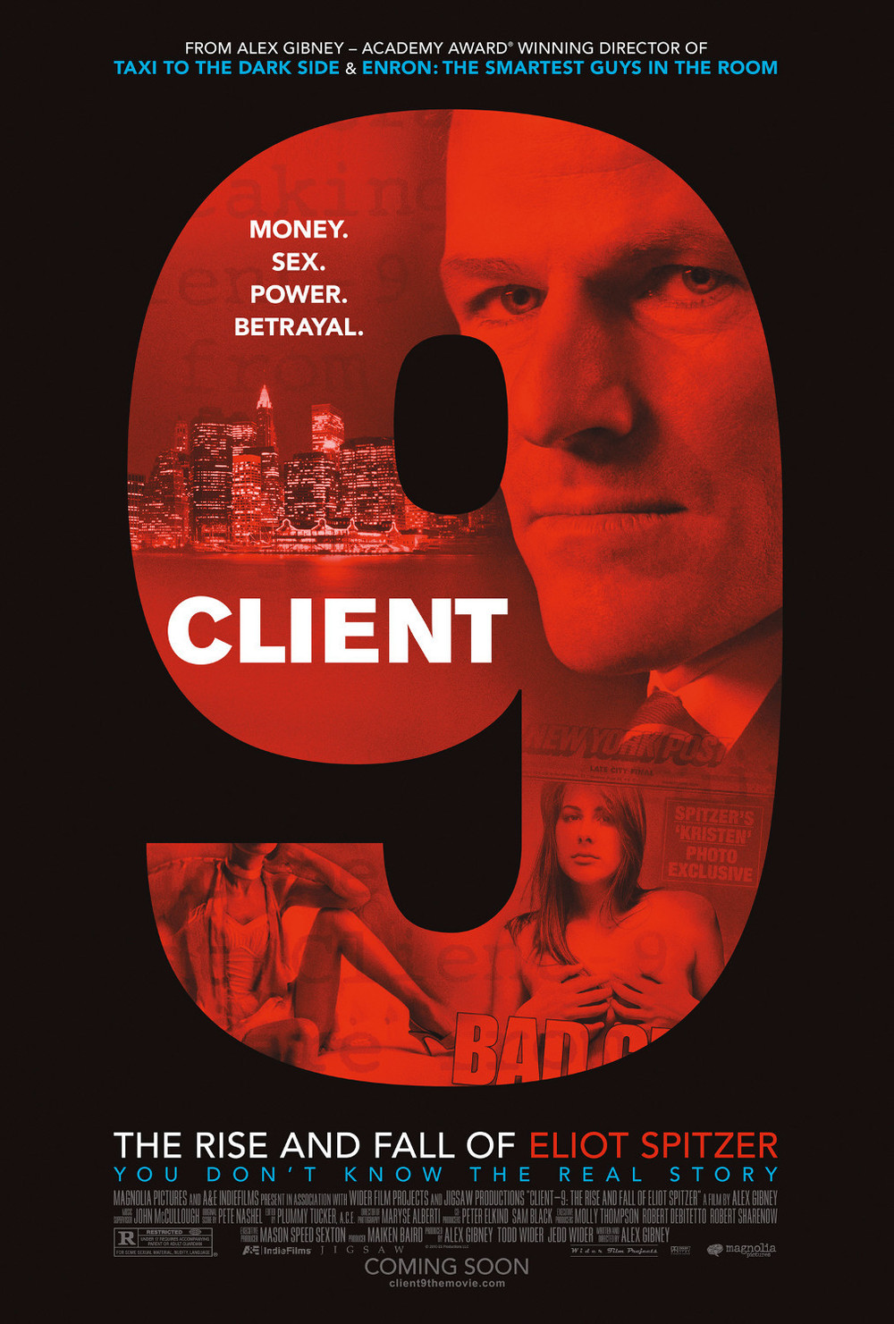 affiche du film Client 9: The Rise and Fall of Eliot Spitzer