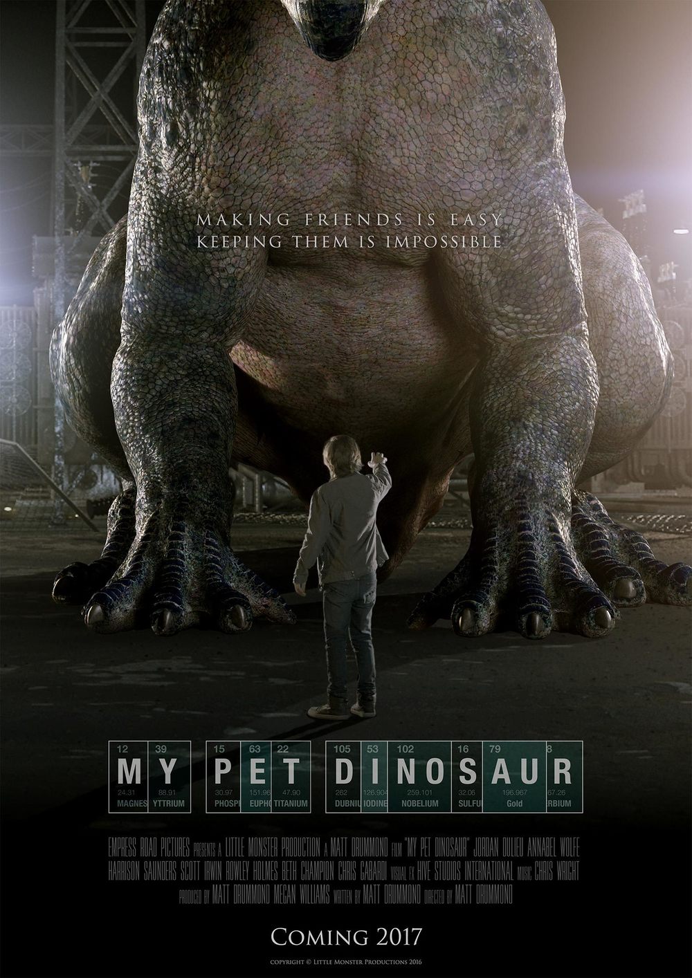 affiche du film My Pet Dinosaur