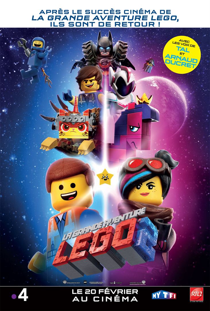 affiche du film La Grande Aventure LEGO 2