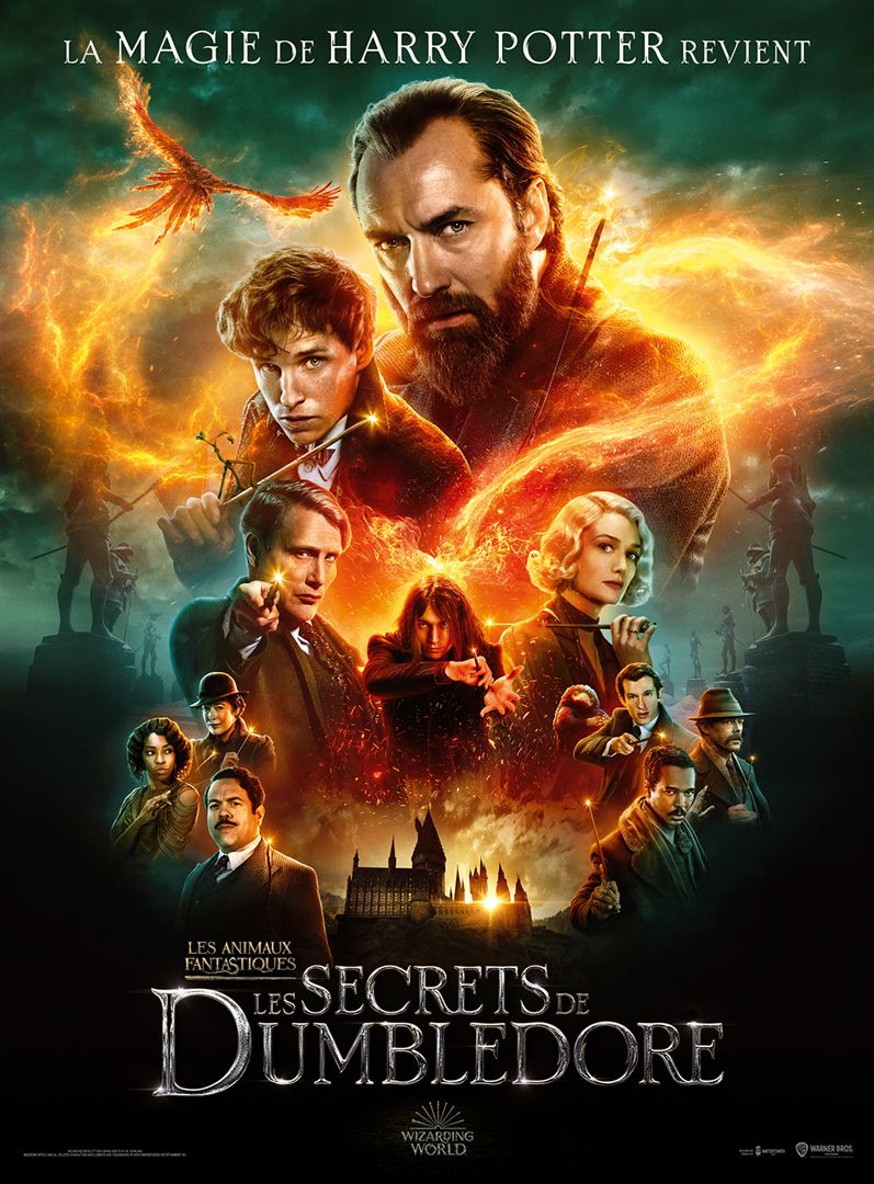 affiche du film Les Animaux Fantastiques : Les Secrets de Dumbledore