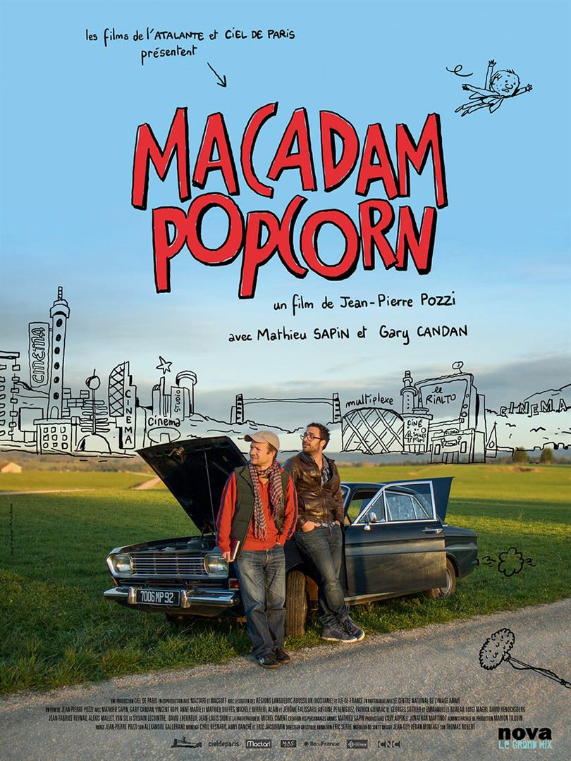 affiche du film Macadam Popcorn