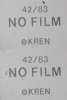 42/83: No Film
