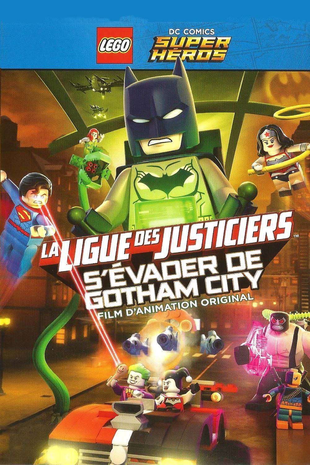 affiche du film LEGO DC Comics Super Heroes : La Ligue des justiciers - S'évader de Gotham City