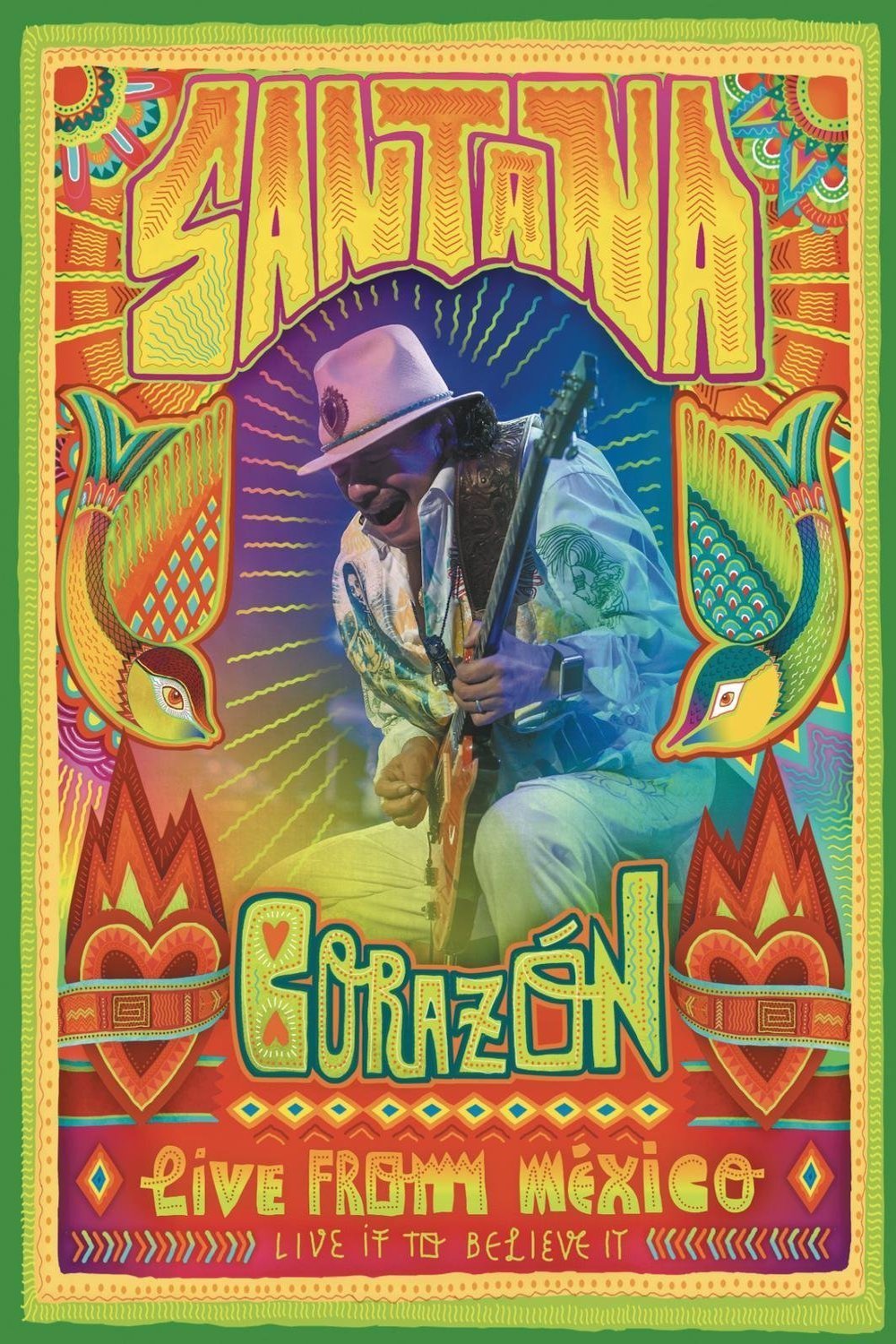 affiche du film Santana: Corazón, Live it to Believe it (Live from Mexico)