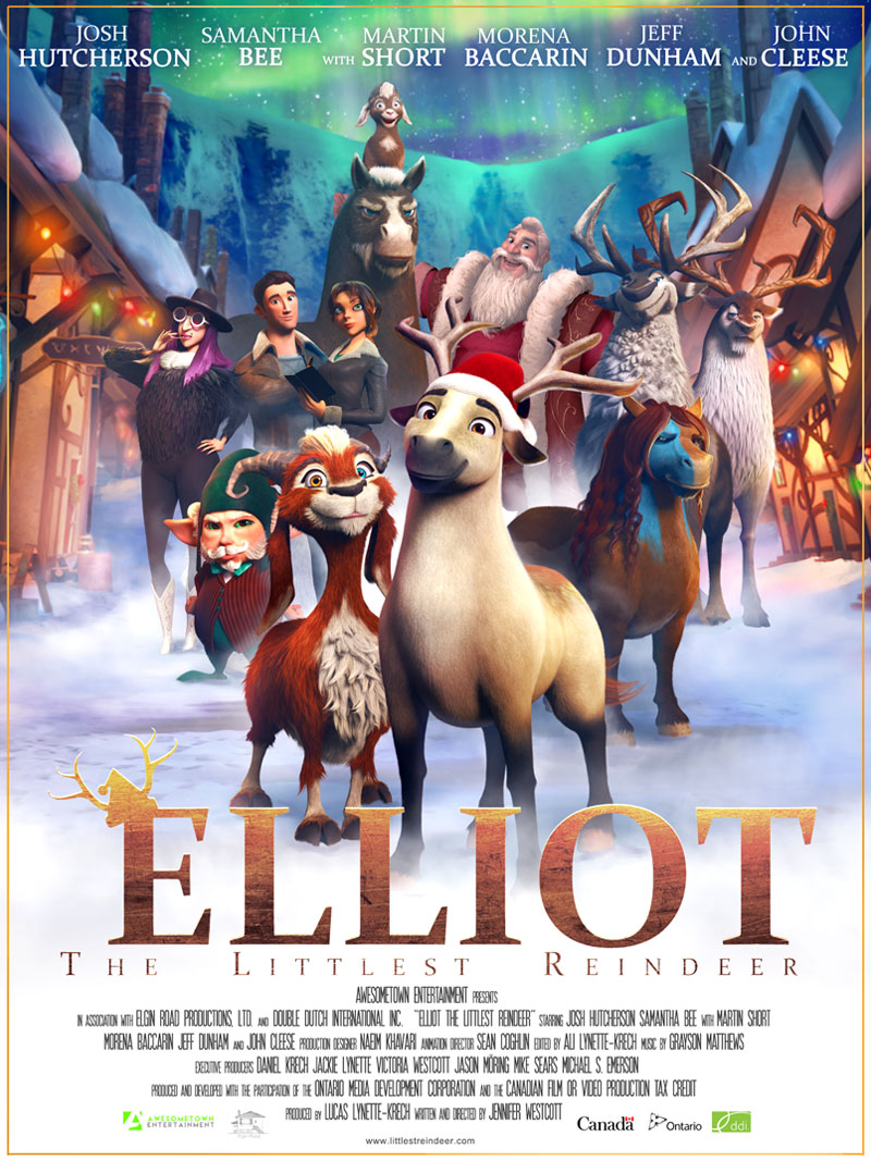 affiche du film Elliot the Littlest Reindeer