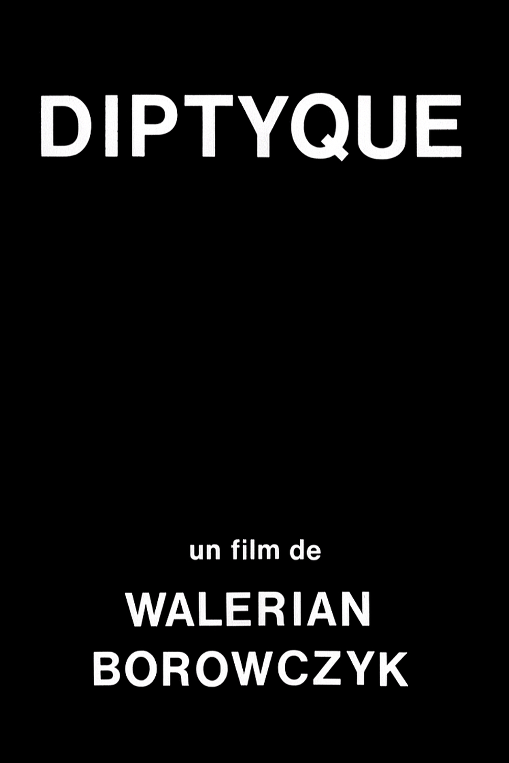affiche du film Diptyque