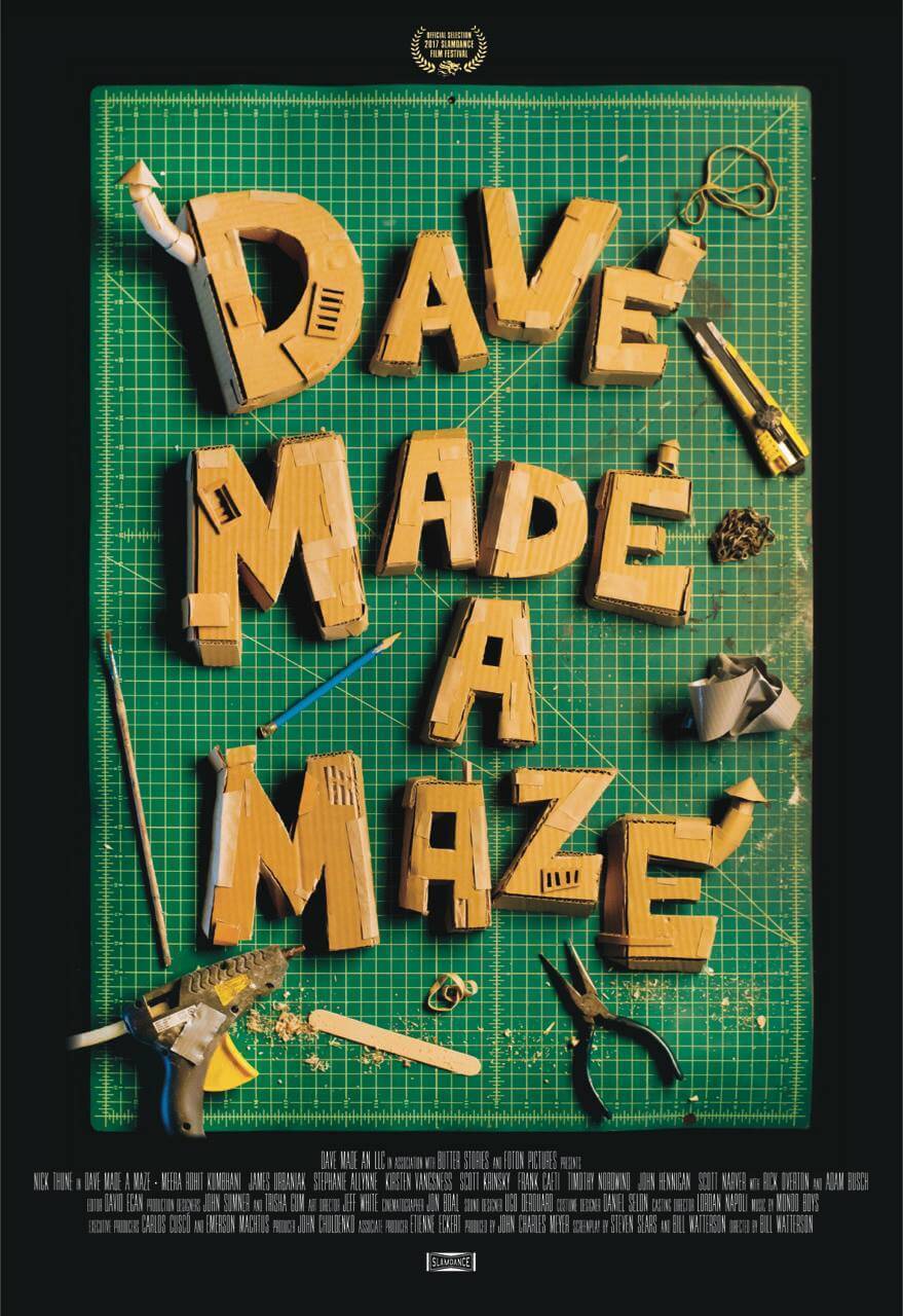 affiche du film Dave Made a Maze