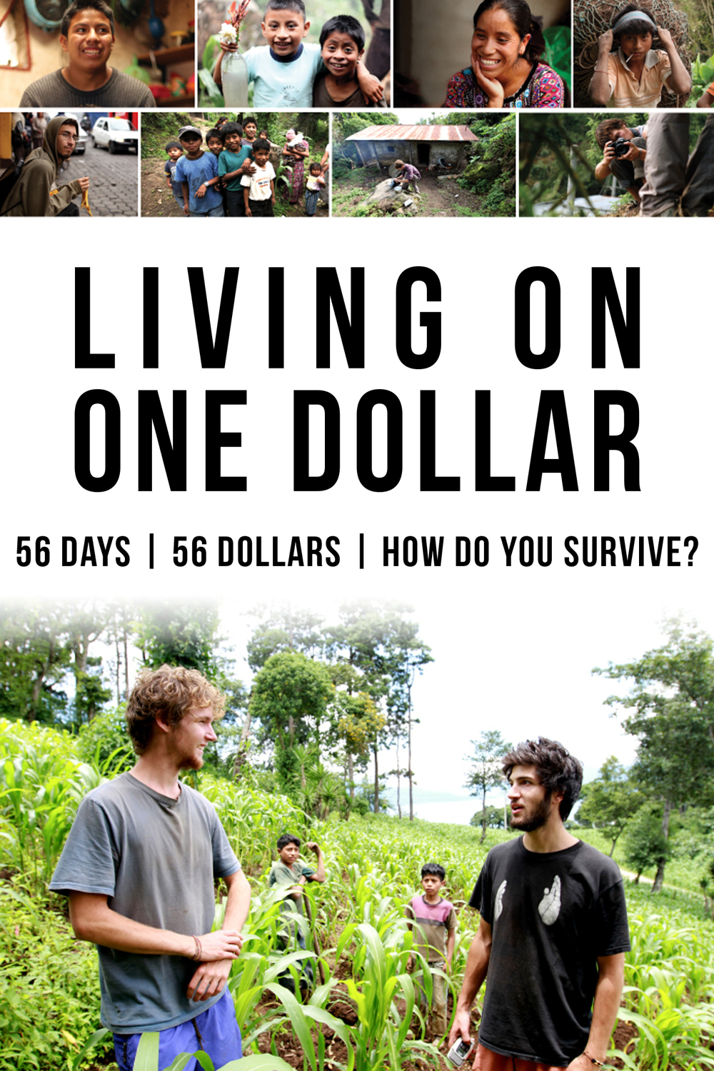 affiche du film Living on One Dollar