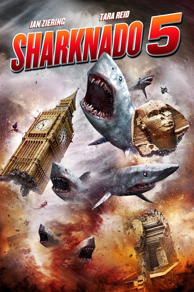 affiche du film Sharknado 5: Global Swarming (TV)