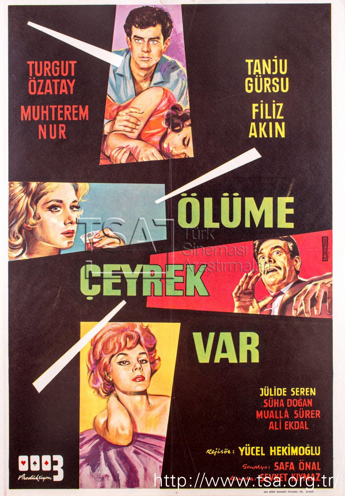 affiche du film Ölüme çeyrek var