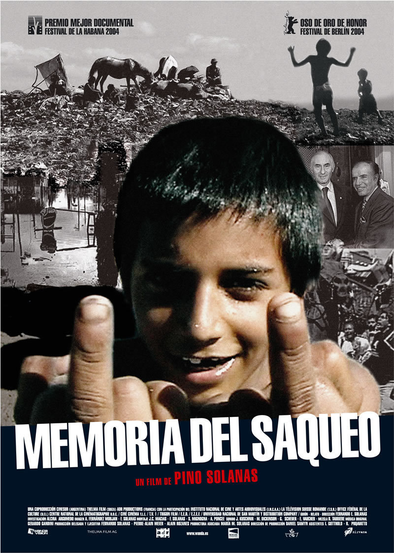affiche du film Mémoire d'un saccage : Argentine, le hold up du siècle