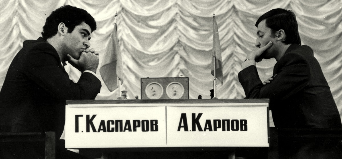 affiche du film Kasparov-Karpov, deux rois pour une couronne