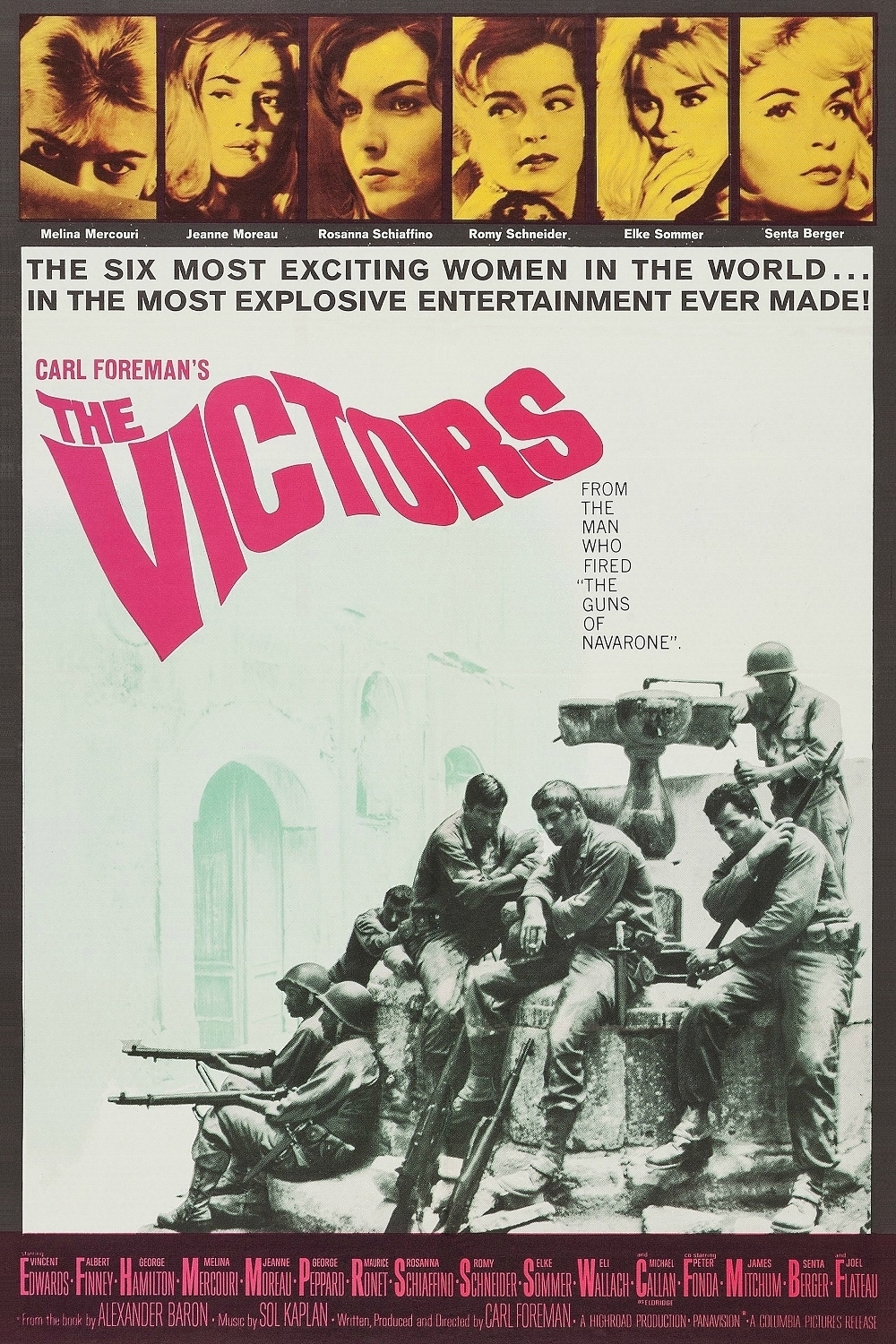affiche du film Les vainqueurs (1963)