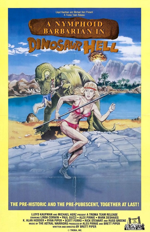 affiche du film A Nymphoid Barbarian in Dinosaur Hell