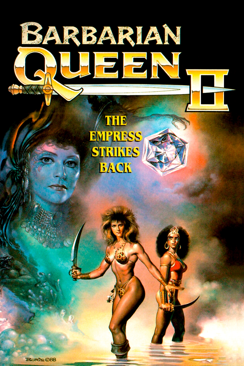 affiche du film Barbarian Queen II: The Empress Strikes Back