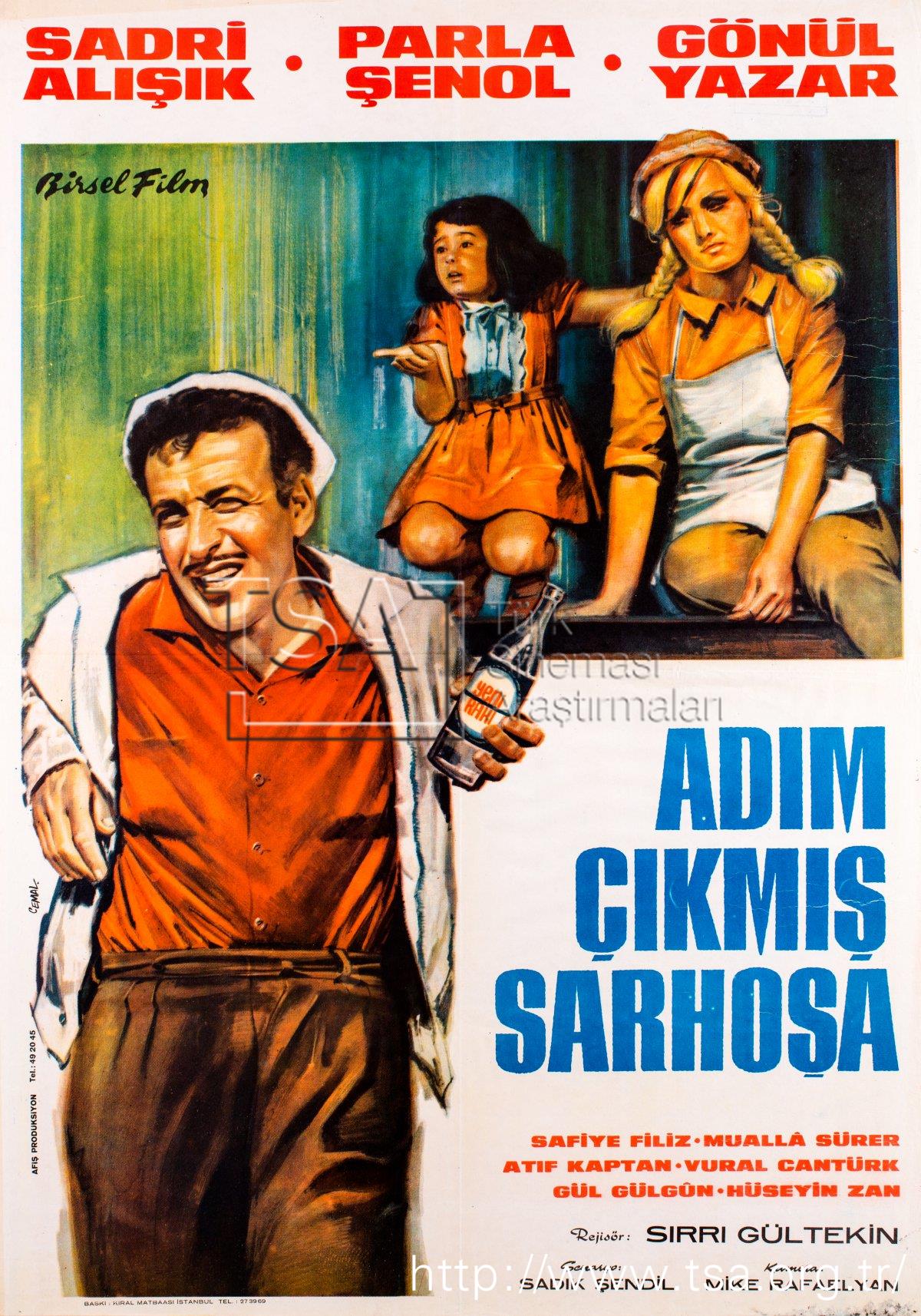 affiche du film Adim çikmis sarhosa