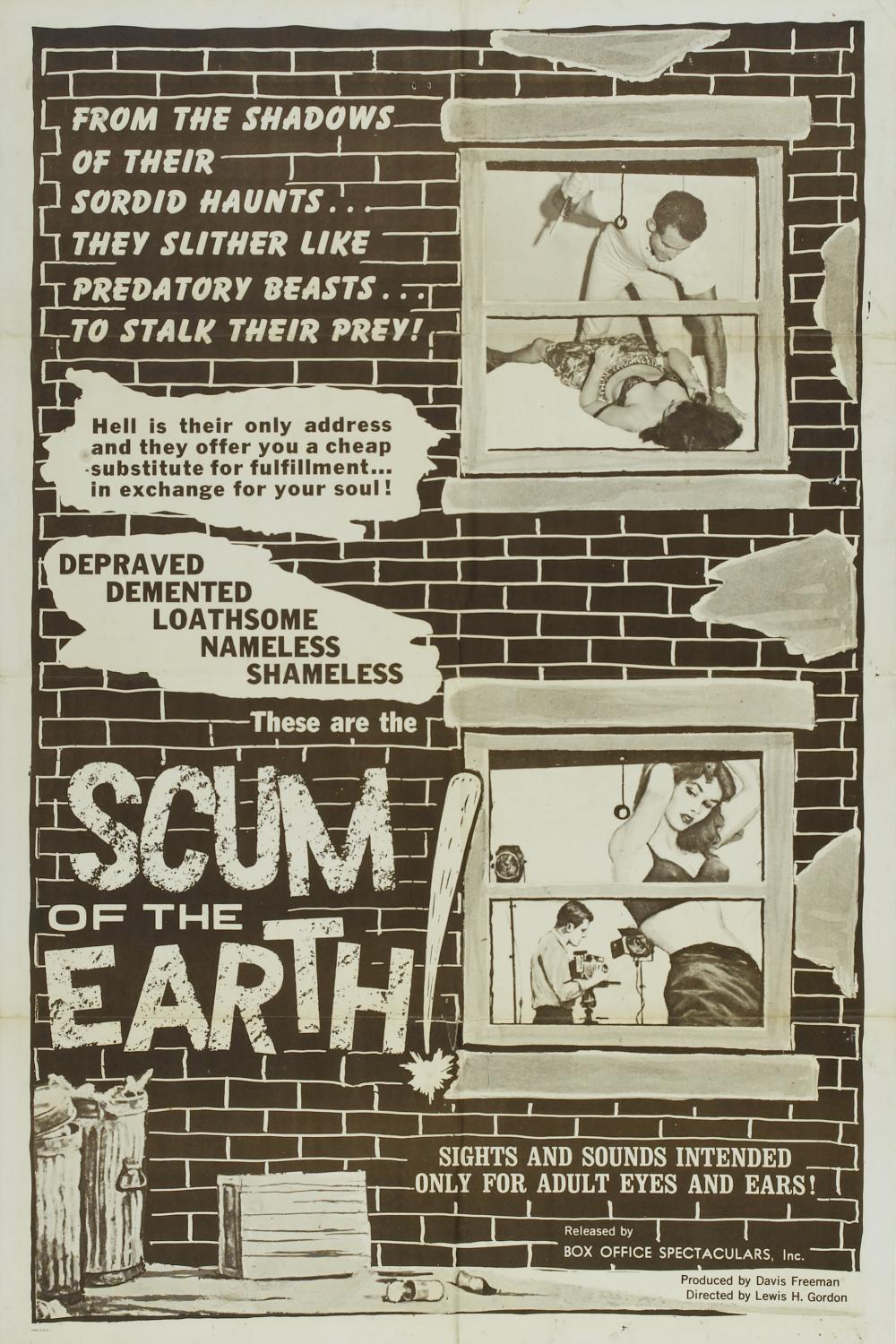 affiche du film Scum of the Earth