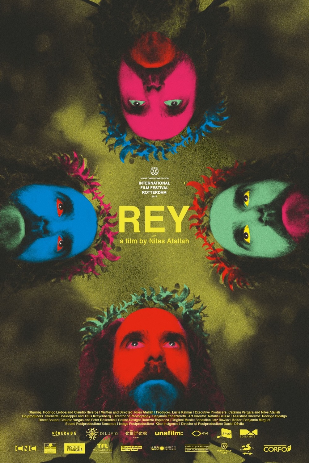 affiche du film Rey, l'histoire du Français qui voulait devenir Roi de Patagonie