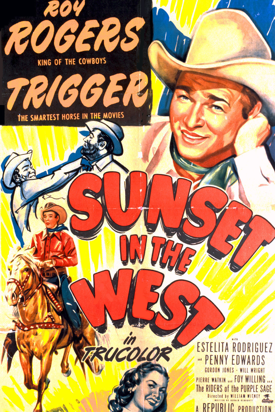 affiche du film Sunset in the West