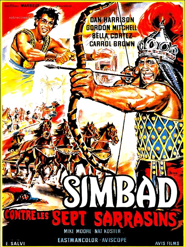 affiche du film Simbad contre les sept sarrasins