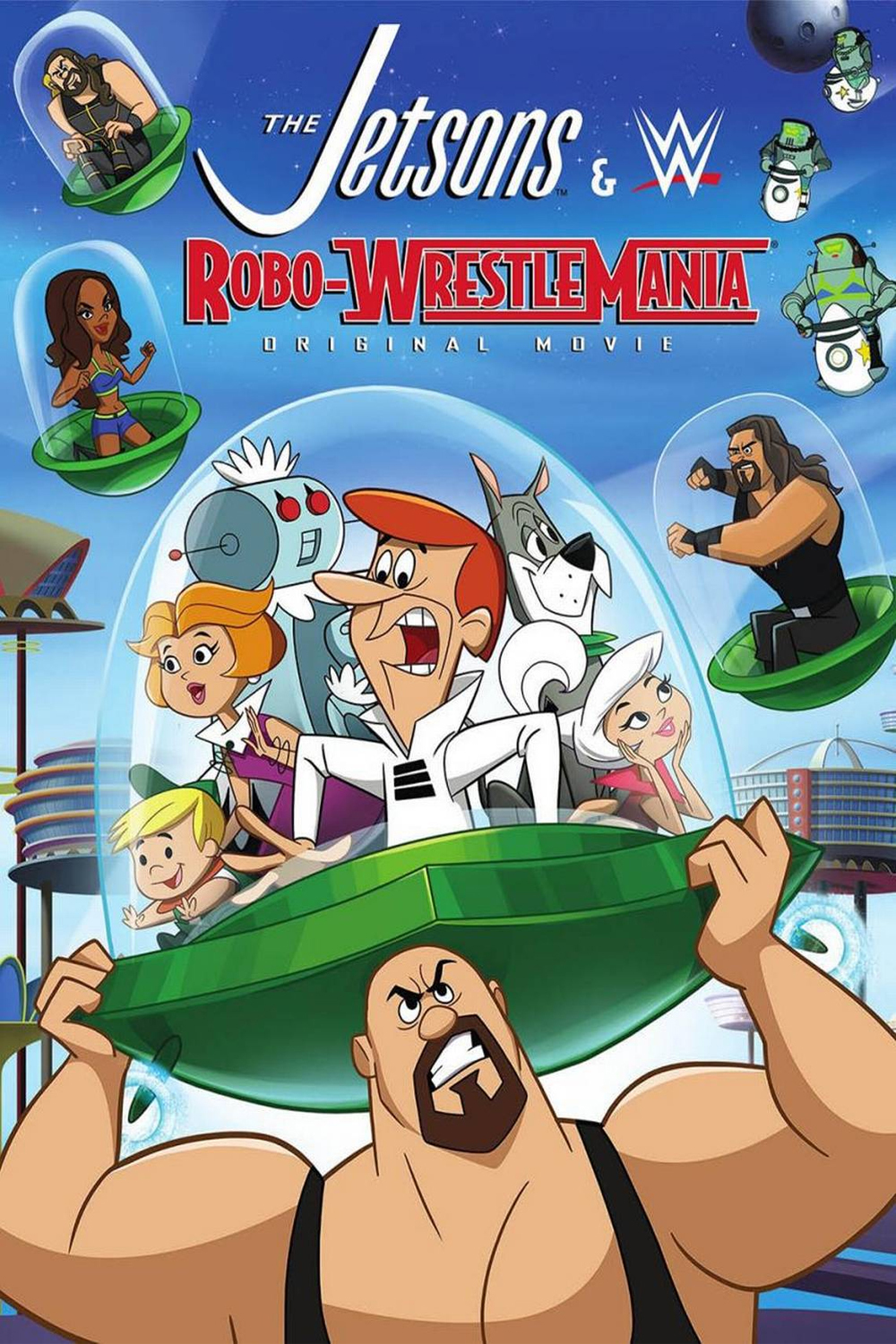 affiche du film The Jetsons & WWE: Robo-WrestleMania!