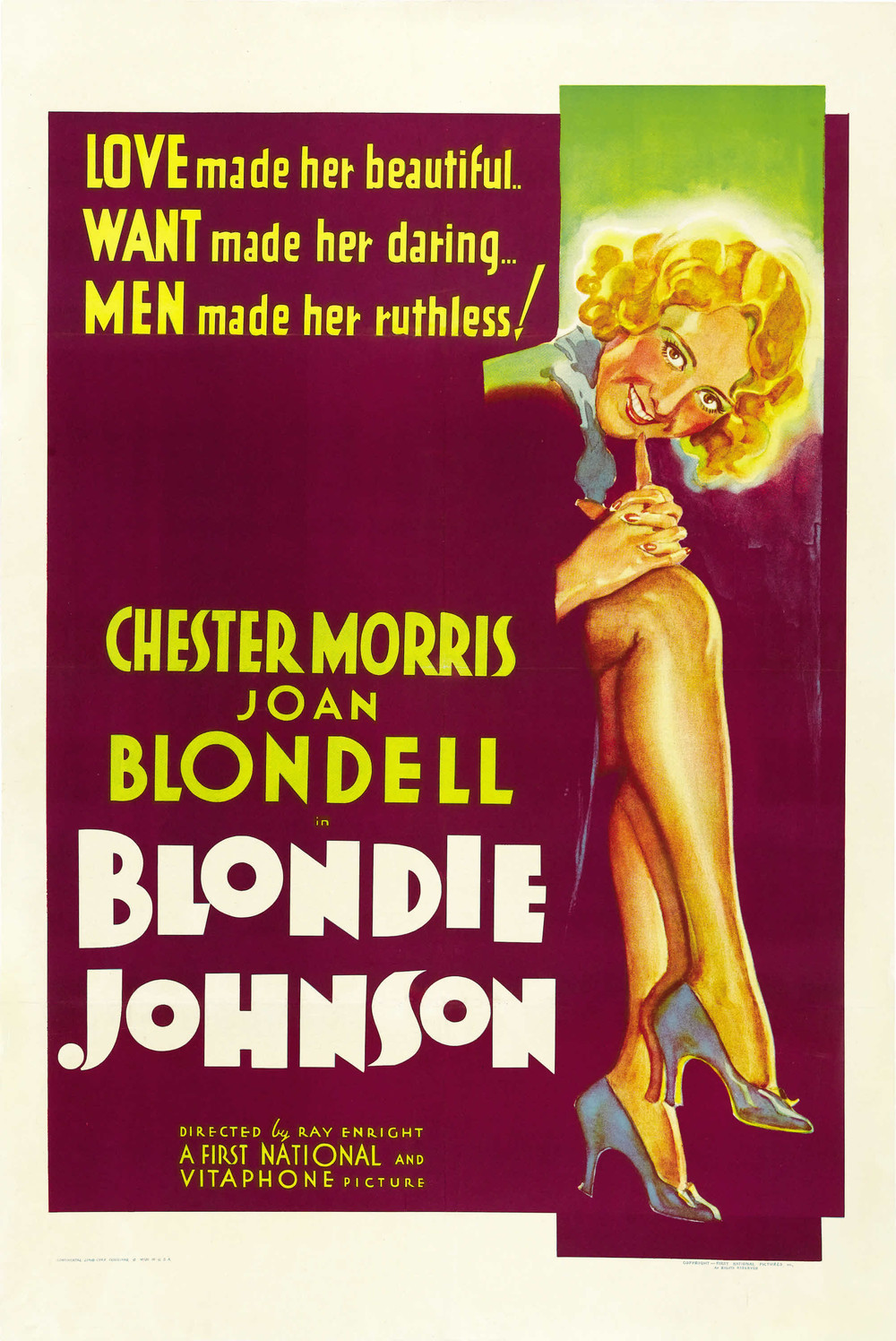 affiche du film Blondie Johnson