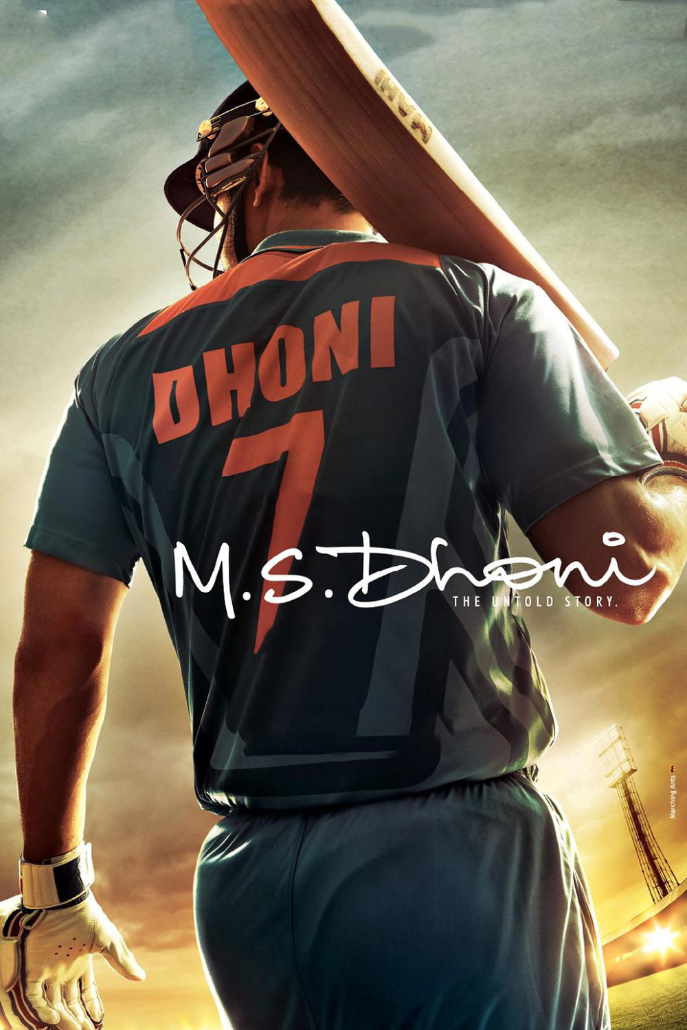 affiche du film M.S. Dhoni: The Untold Story