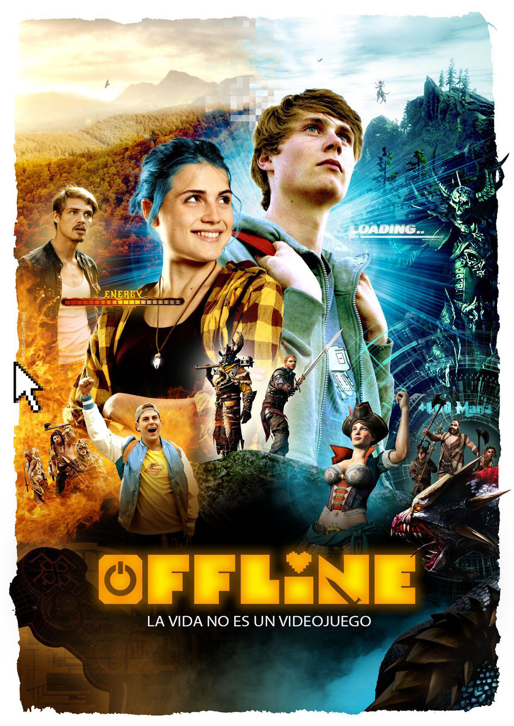 affiche du film Offline : La vie n'est pas un niveau bonus