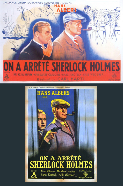 affiche du film On a arrêté Sherlock Holmes