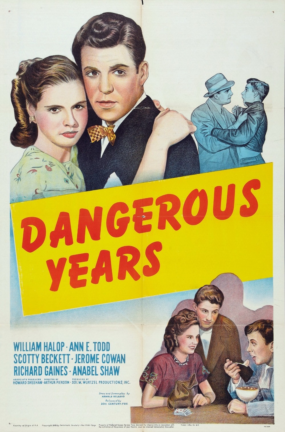 affiche du film Dangerous Years
