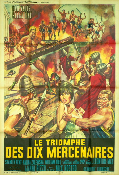 affiche du film Le triomphe des dix mercenaires