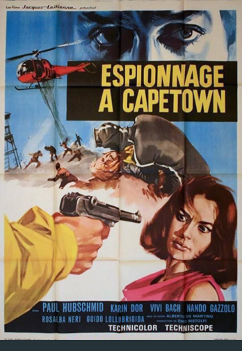 affiche du film Espionnage à Capetown