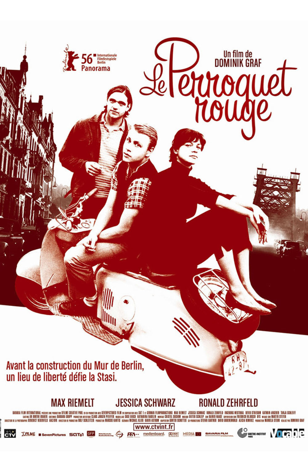 affiche du film Le Perroquet Rouge