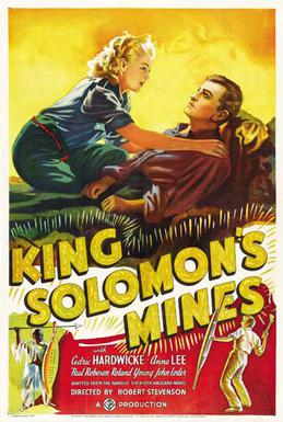 affiche du film Les Mines du roi Salomon (1937)