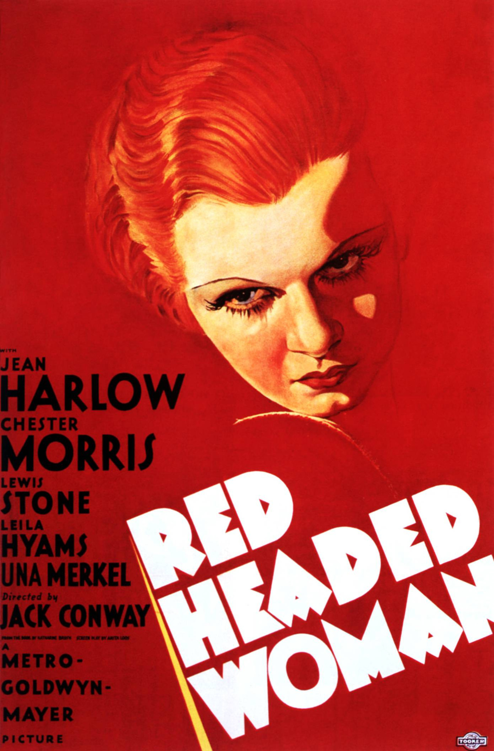 affiche du film La femme aux cheveux rouges