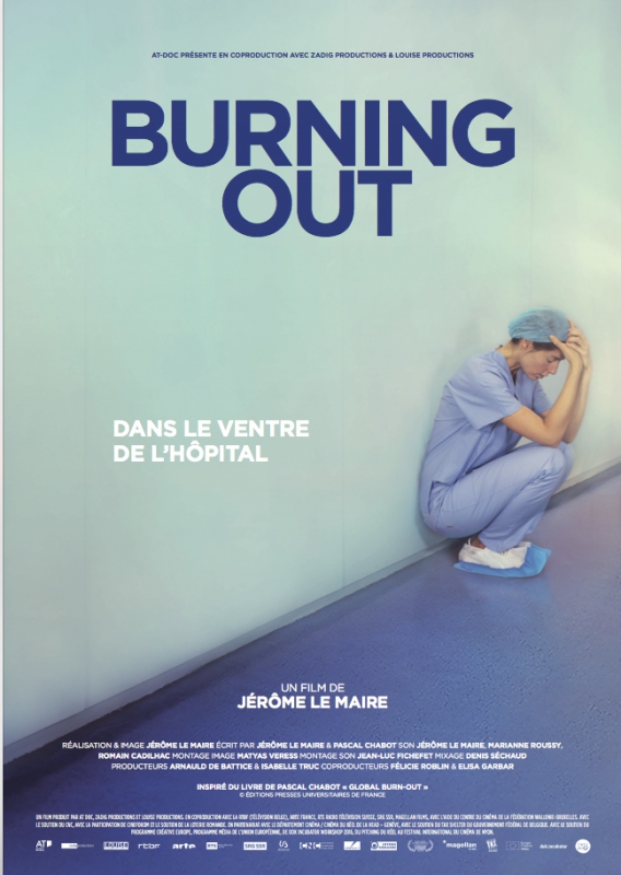 affiche du film Burning Out, dans le ventre de l'hôpital