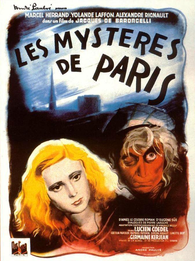 affiche du film Les Mystères de Paris