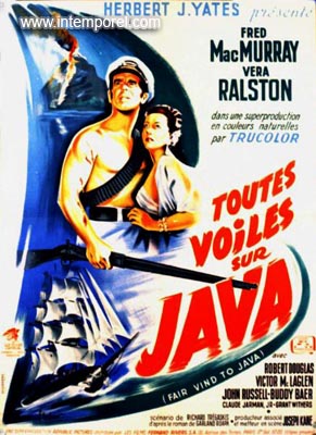 affiche du film Toutes voiles sur Java