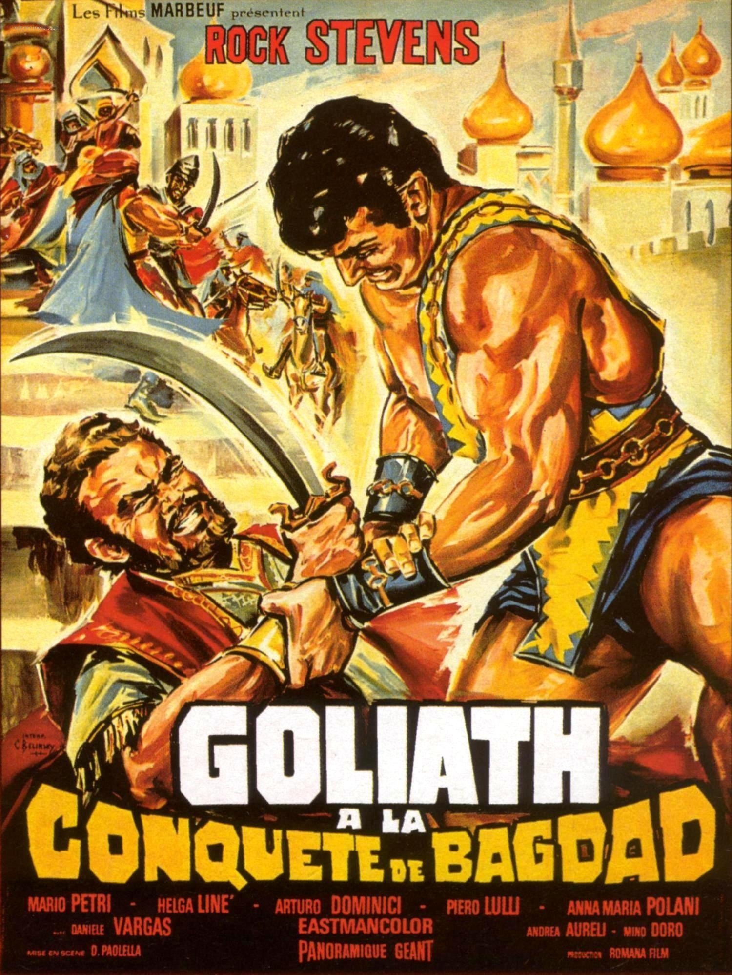 affiche du film Goliath à la conquête de Bagdad