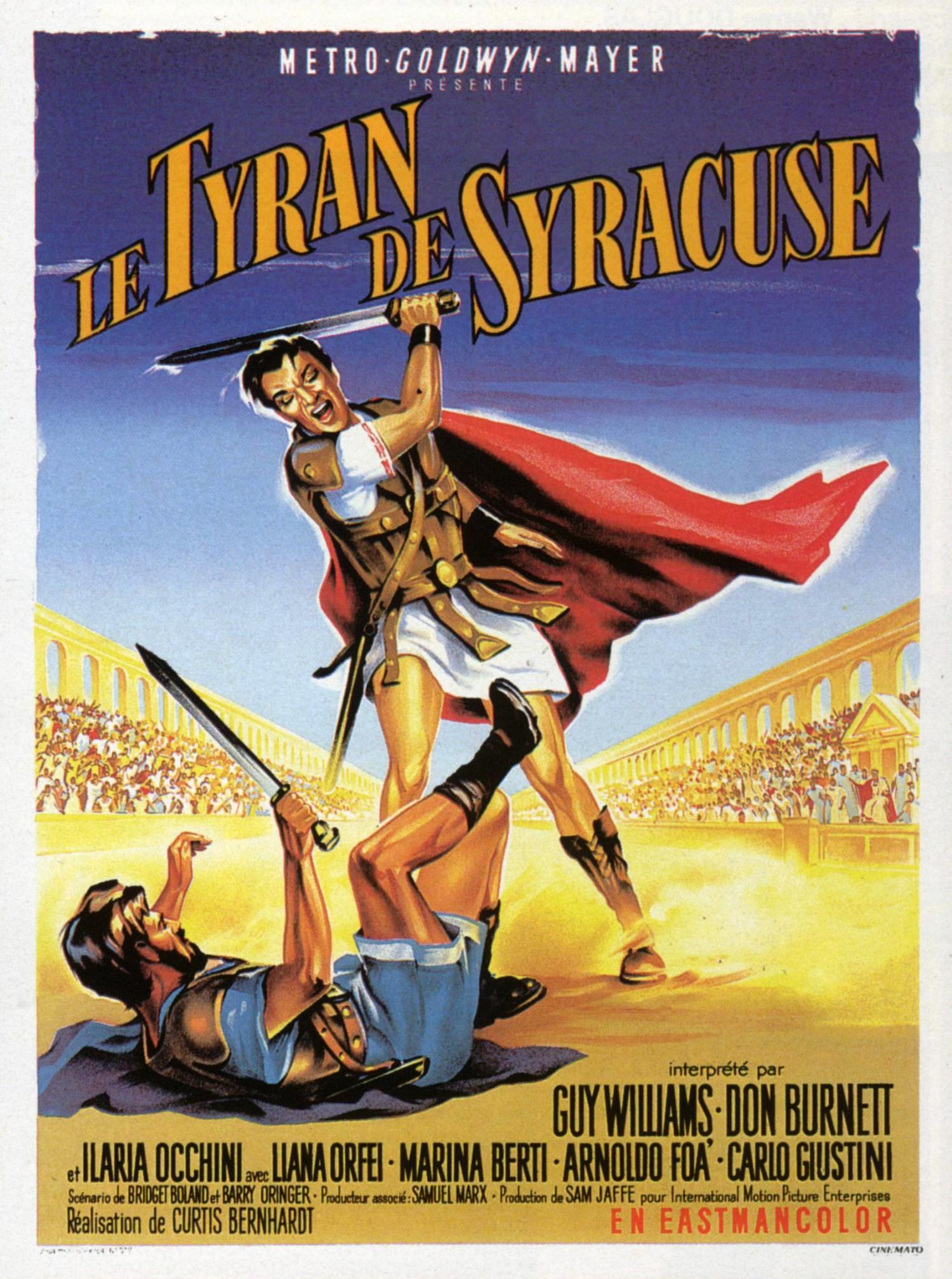 affiche du film Le tyran de Syracuse