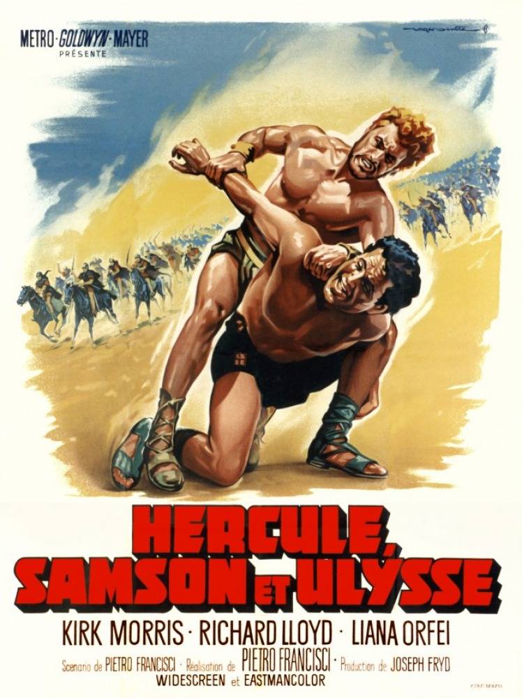 affiche du film Hercule, Samson et Ulysse 