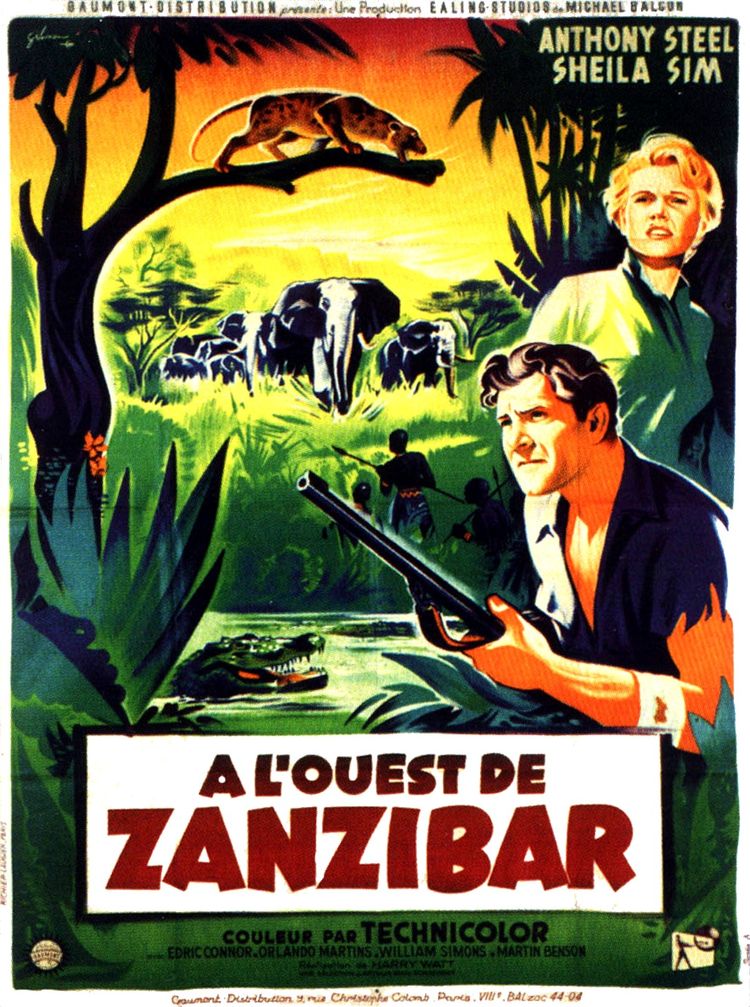 affiche du film À l'ouest de Zanzibar 