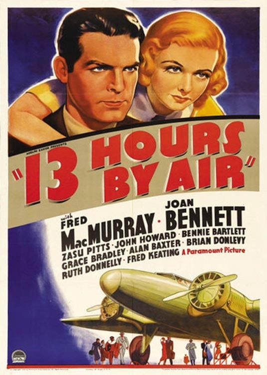 affiche du film Thirteen Hours by Air